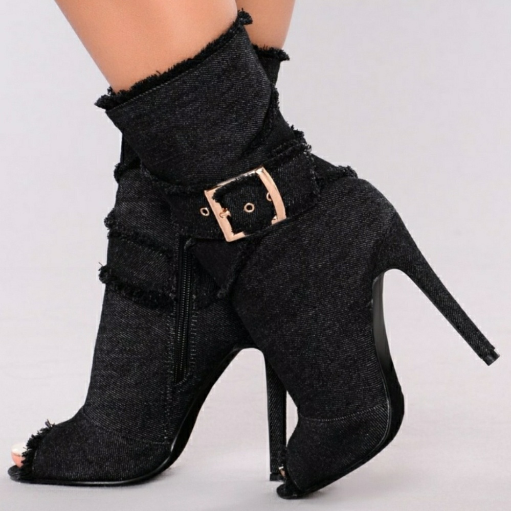 Fierce Peep Toe Bootie